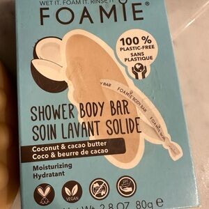 Foamie VEGAN Shower Body Bar Coconut & Cacao Butter Moisturizing Soap Bar 2 pack